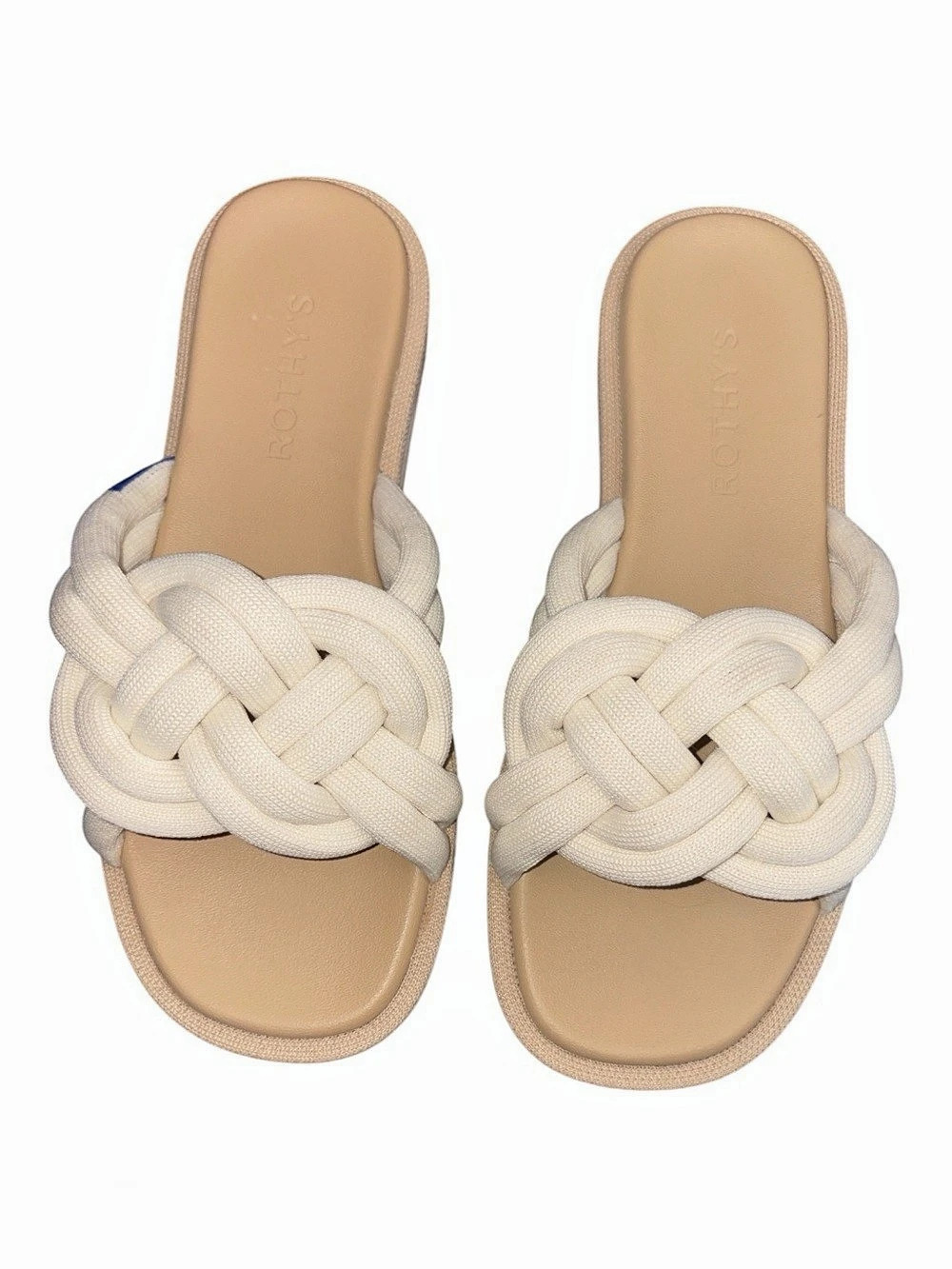 Rothy’s The Summer women’s Braided Slide Sandals size 5.5